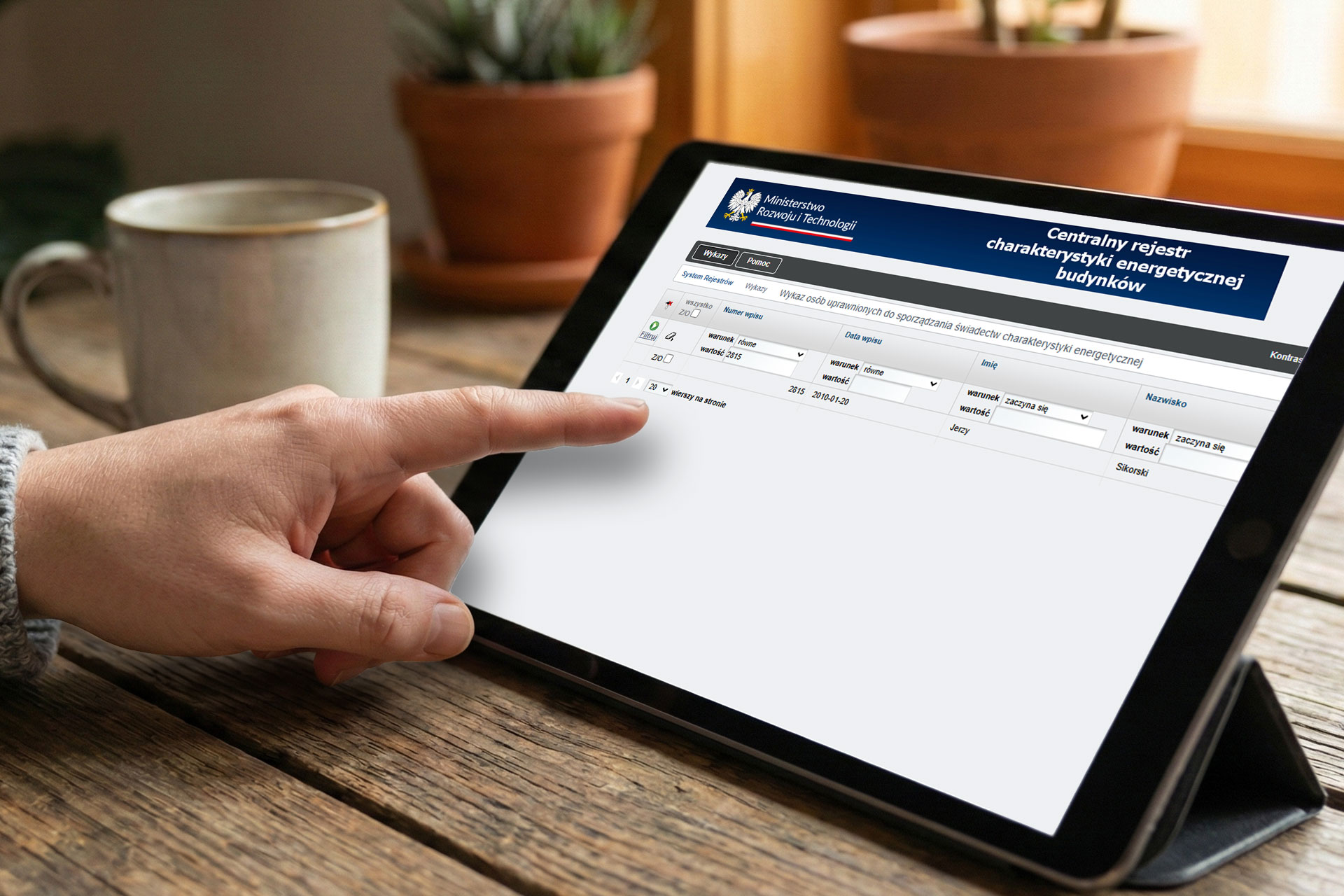 Uprawnienia audytora energetycznego Jerzy Sikorski wpis nr 2815 Ministerstwo Rozwoju.